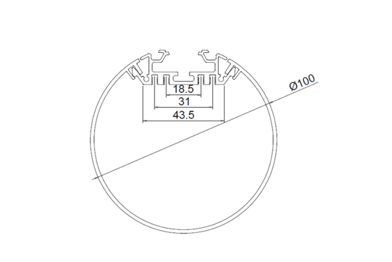 alto linear profile light